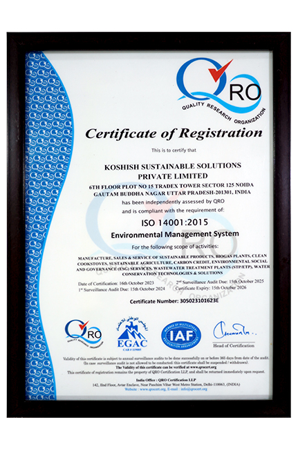 Award to Koshish Sustainable solution