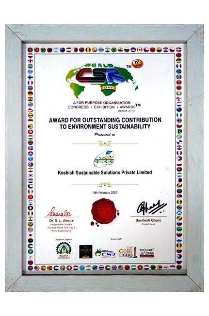 CSR Award for Sustainable Contribution 2022