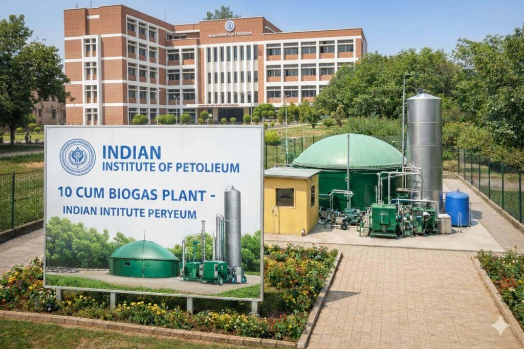 10 Cum Biogas Plant Indian Institute of Petroleum