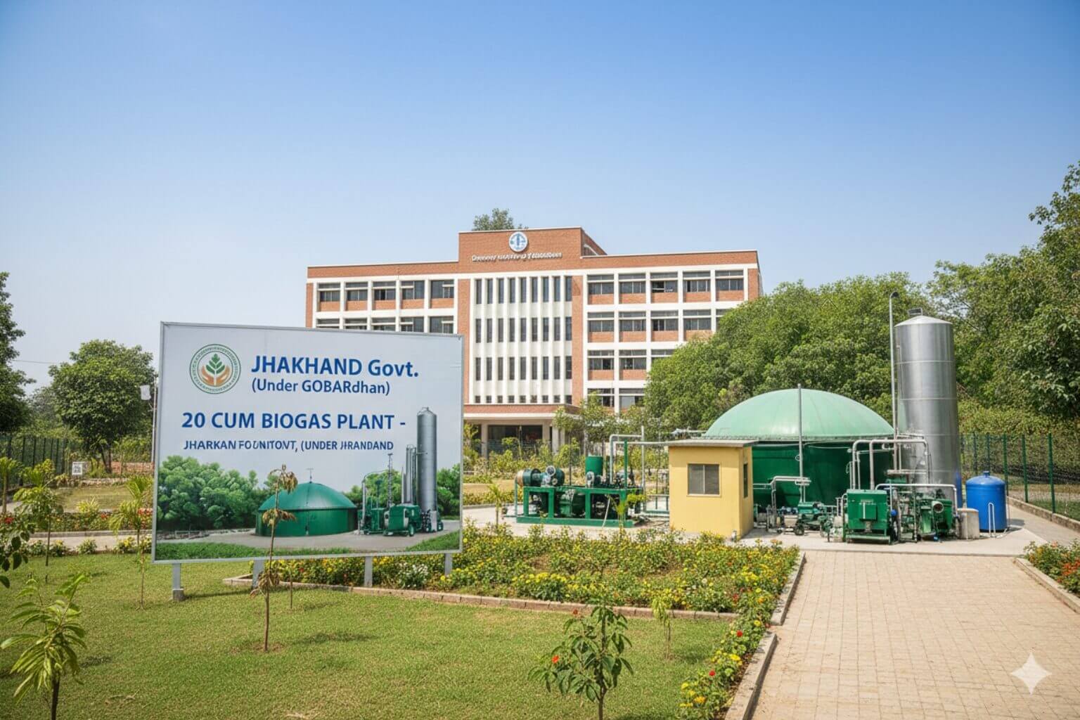 20 Cum Biogas Plant Jharkhand Govt (Under GOBARdhan) Jharkhand