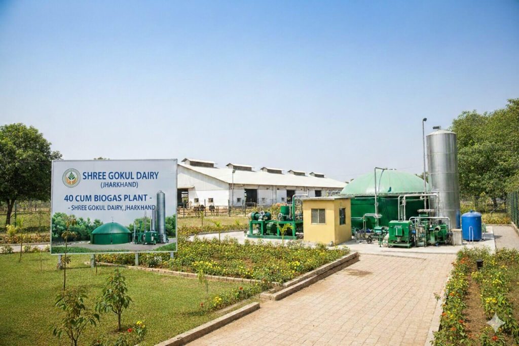 40 Cum Biogas Plant Shree Gokul Dairy Jharkhand