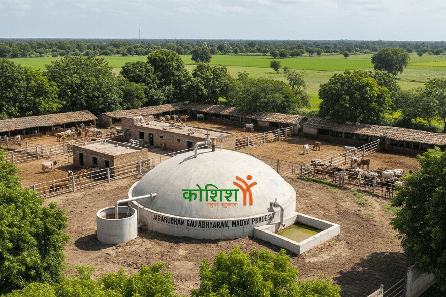 85 Cum Biogas Plant