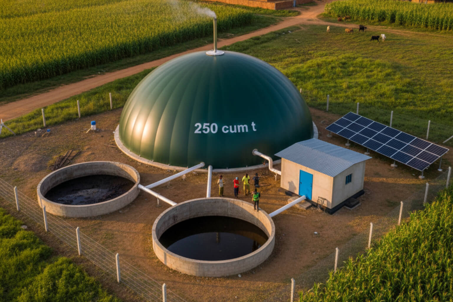 Biogas Plant 250 CUM
