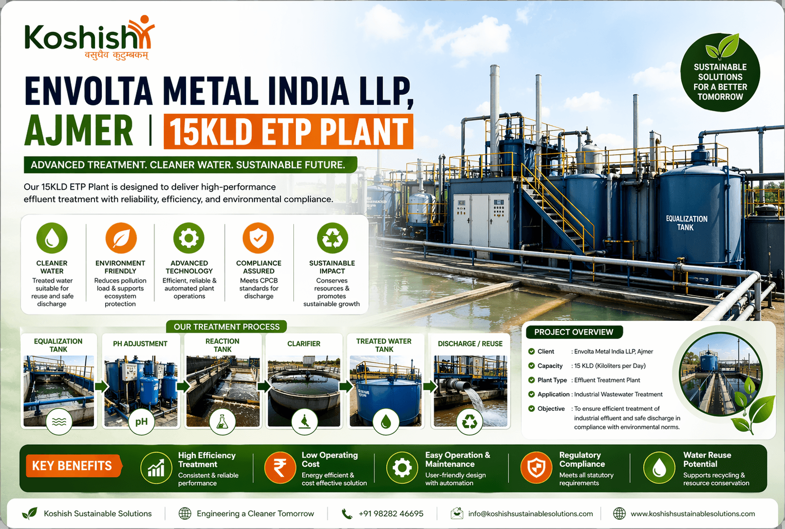 15 KLD ETP Plant