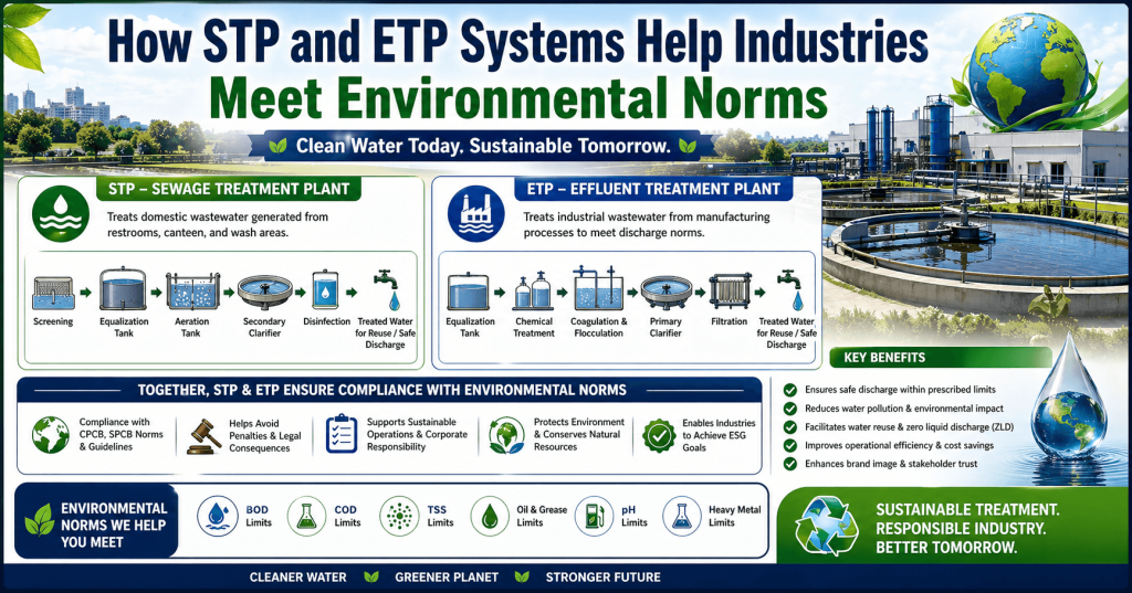 How STP and ETP Systems Help Industries