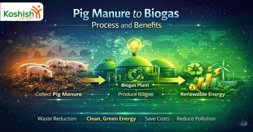 Pig Manure to Biogas: Process and Benefits