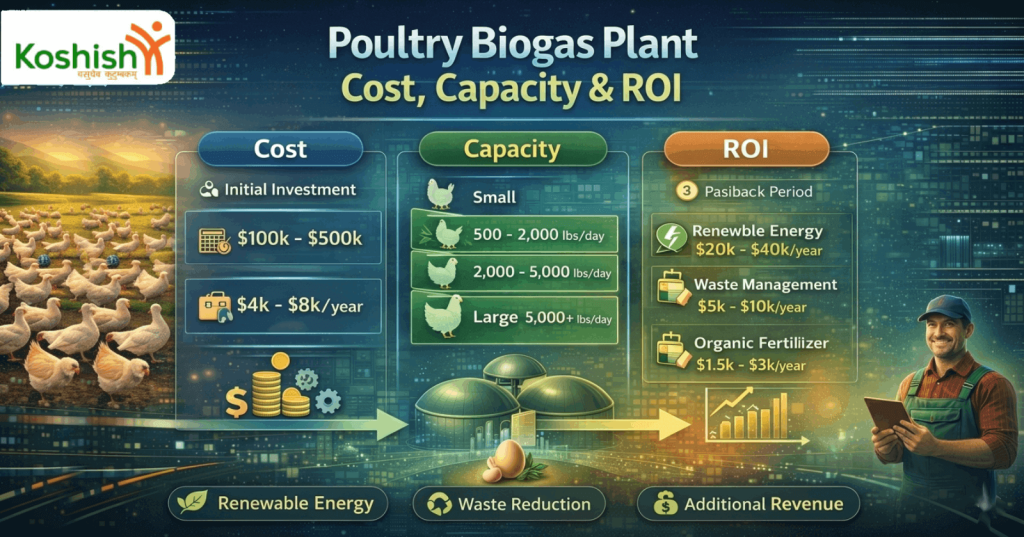 Poultry Biogas Plant Cost, Capacity & ROI