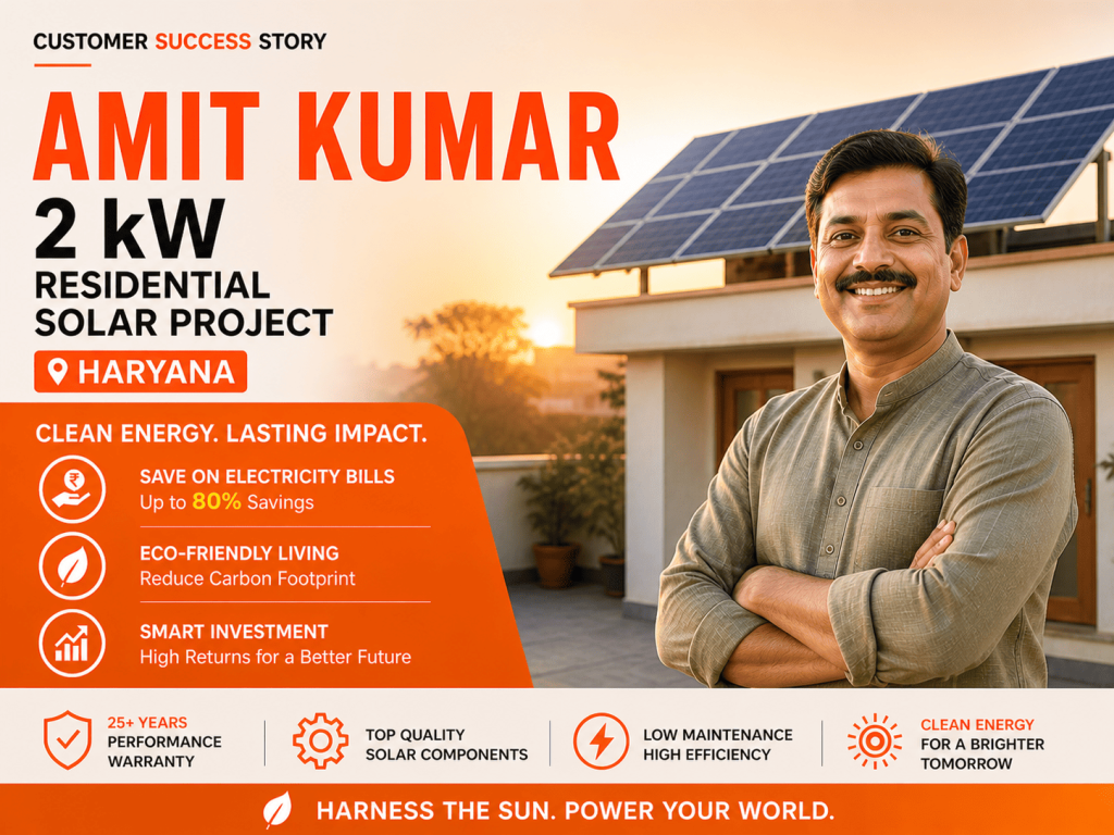 2 kW, Solar Plant
