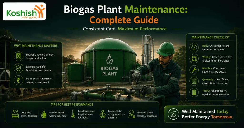 Commercial Biogas Plant Maintenance: Complete Guide