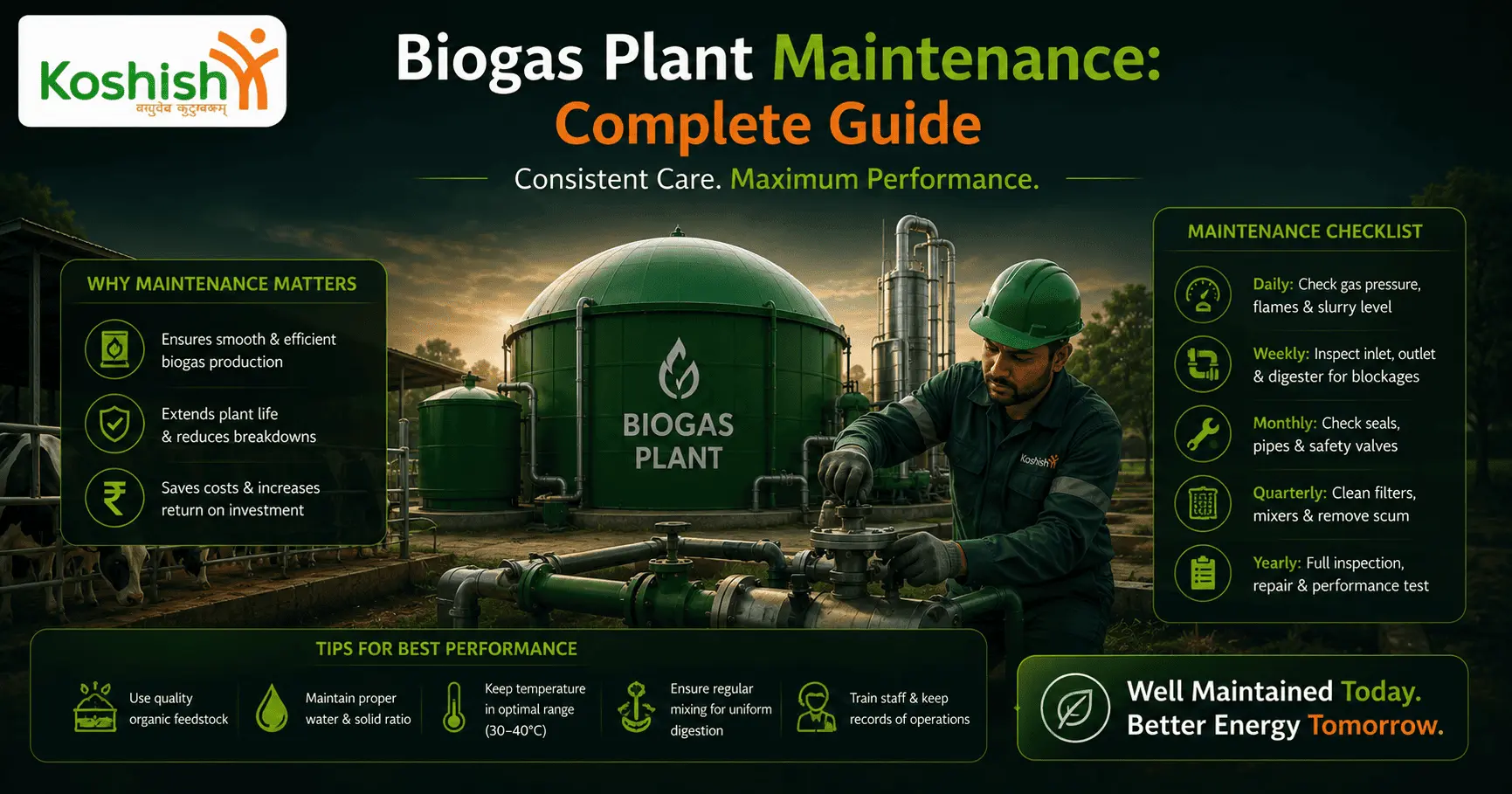 Commercial Biogas Plant Maintenance: Complete Guide