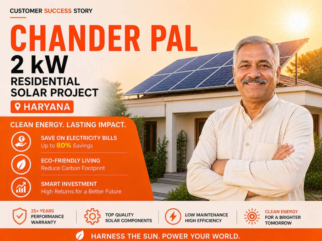 2 kW, Solar Plant