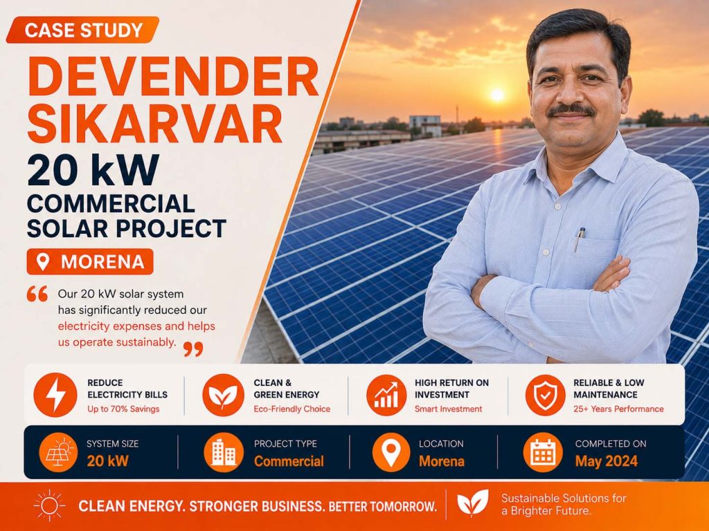 20 kW, Solar Plant