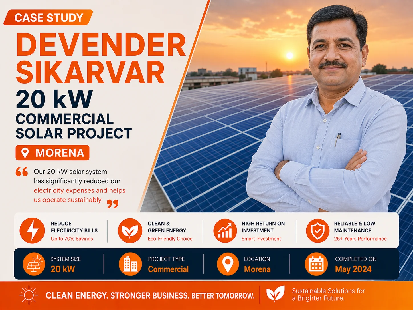 20 kW Solar plant