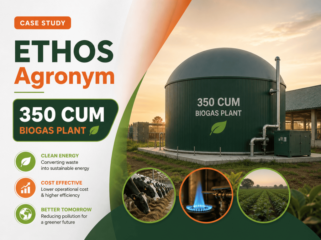 350 CUM Biogas Plant
