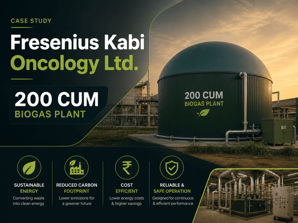 200 Cum Biogas Plant