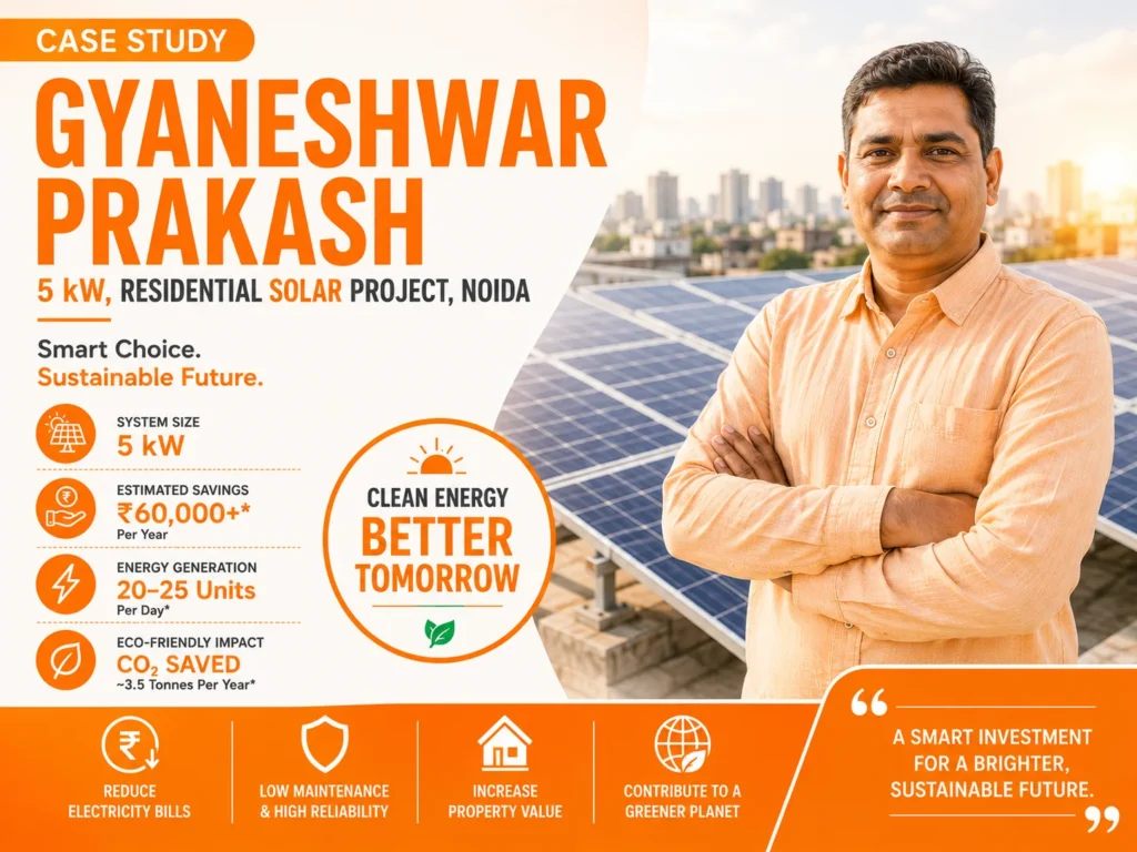 5 kW, Solar Plant