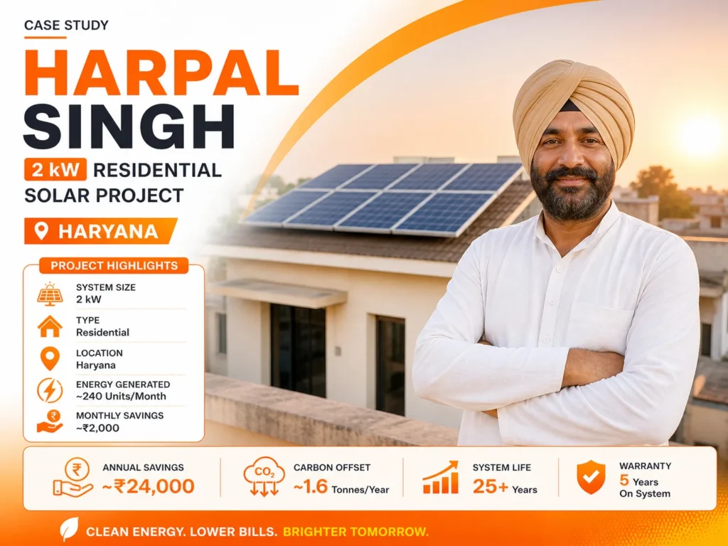 2 kW, Solar Plant