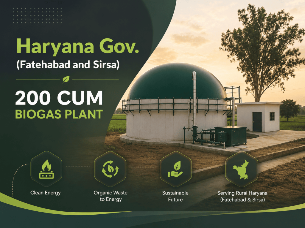 200 CUM Biogas Plants