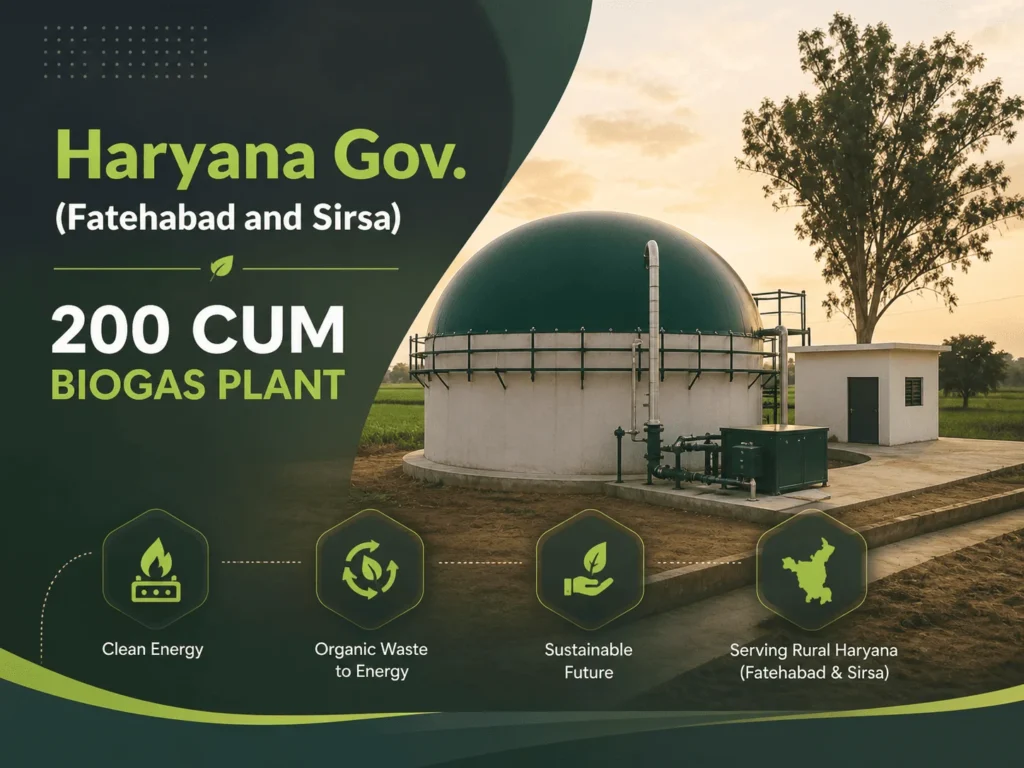 200 CUM Biogas Plants