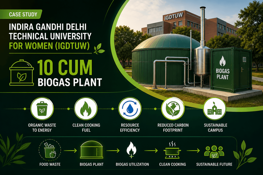10 CUM Biogas Plant