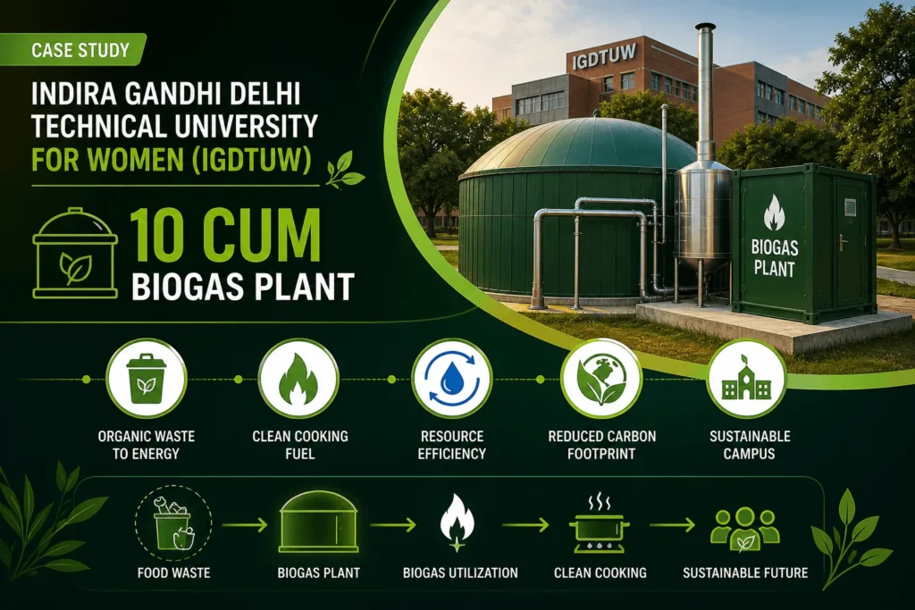 10 CUM Biogas plant