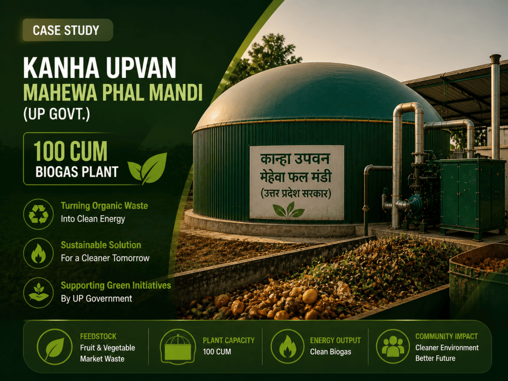 100 CUM Biogas Plant