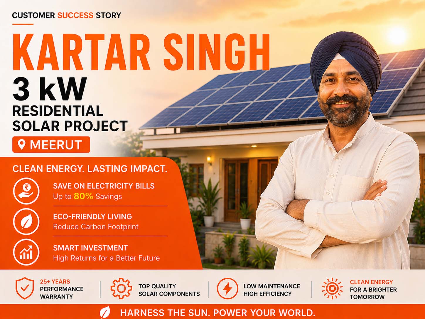 3kw solar plant