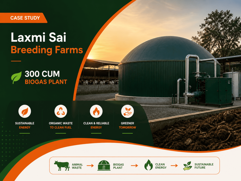 300 CUM Biogas Plant