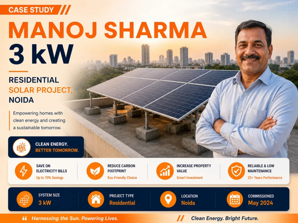 3 kW, Solar Plant