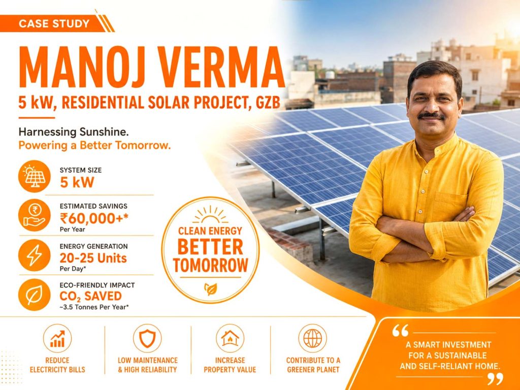 5 kW, Solar plant