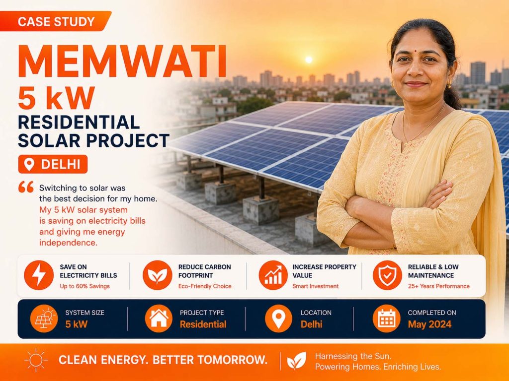 5 kW, Solar Plant