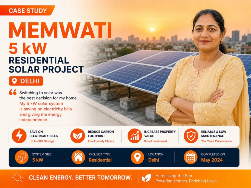 5 kW Solar plant