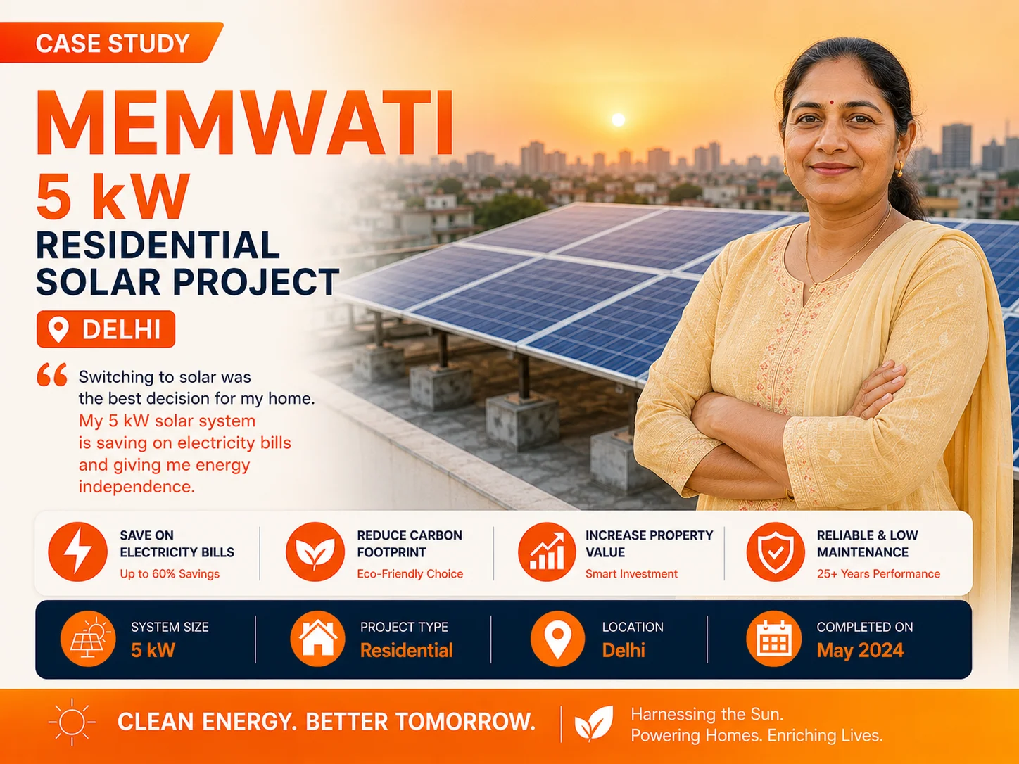 5 kW Solar plant