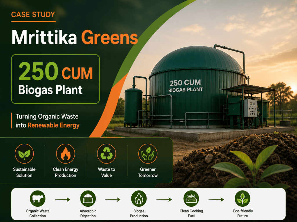 250 CUM Biogas Plant