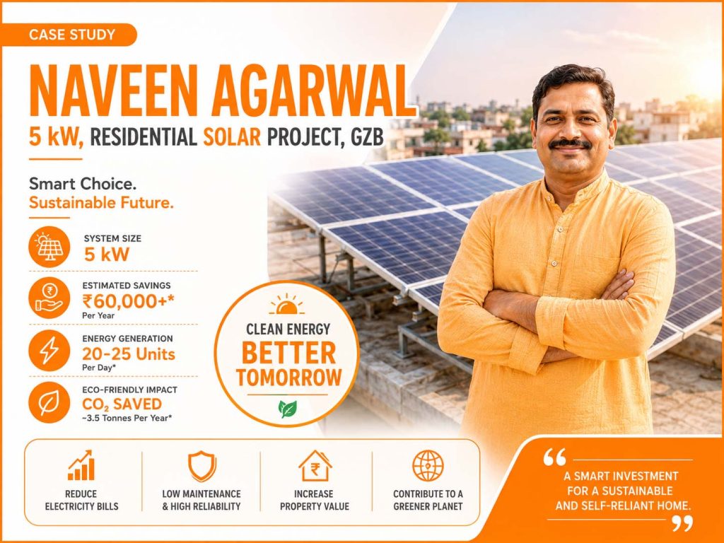 5 kW, Solar Plant