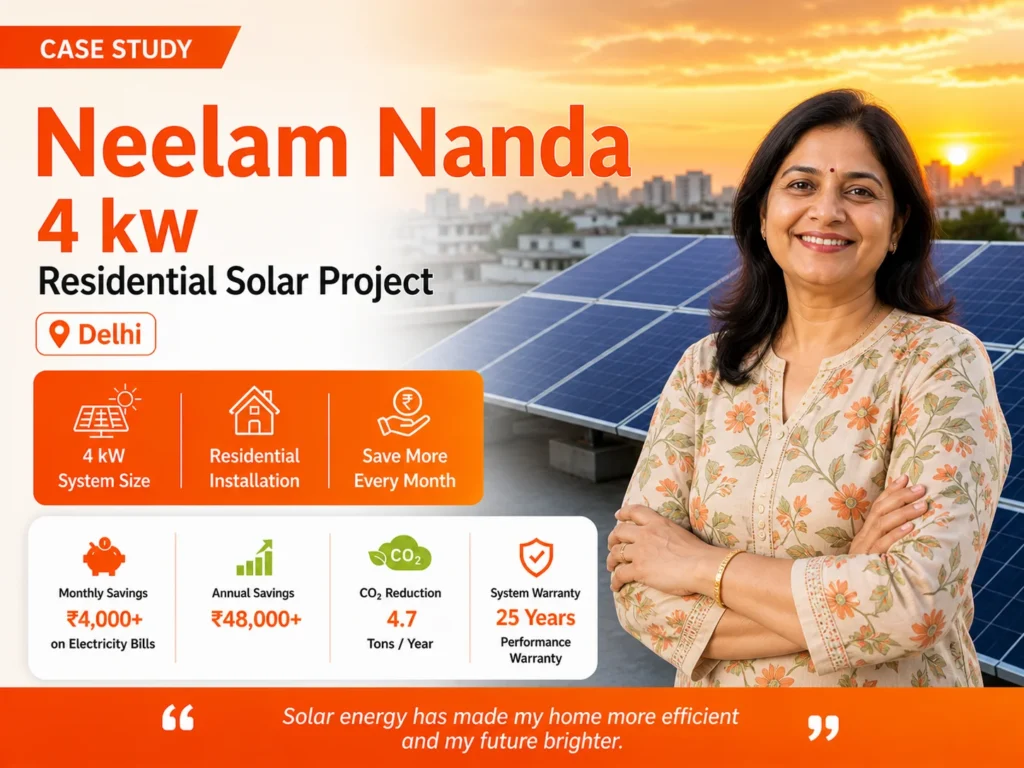 4 kW, Solar Plant