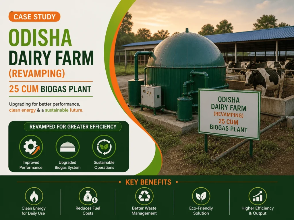 25 CUM Biogas Plant