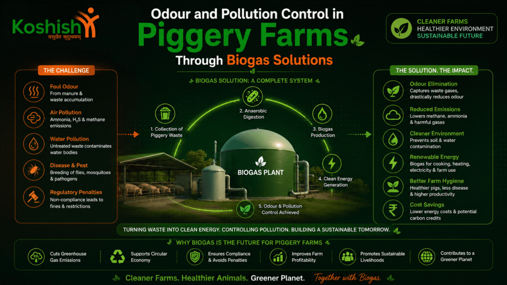 Odour and Pollution Control in Piggery Farms