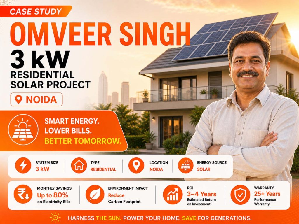3Kw Solar Plant
