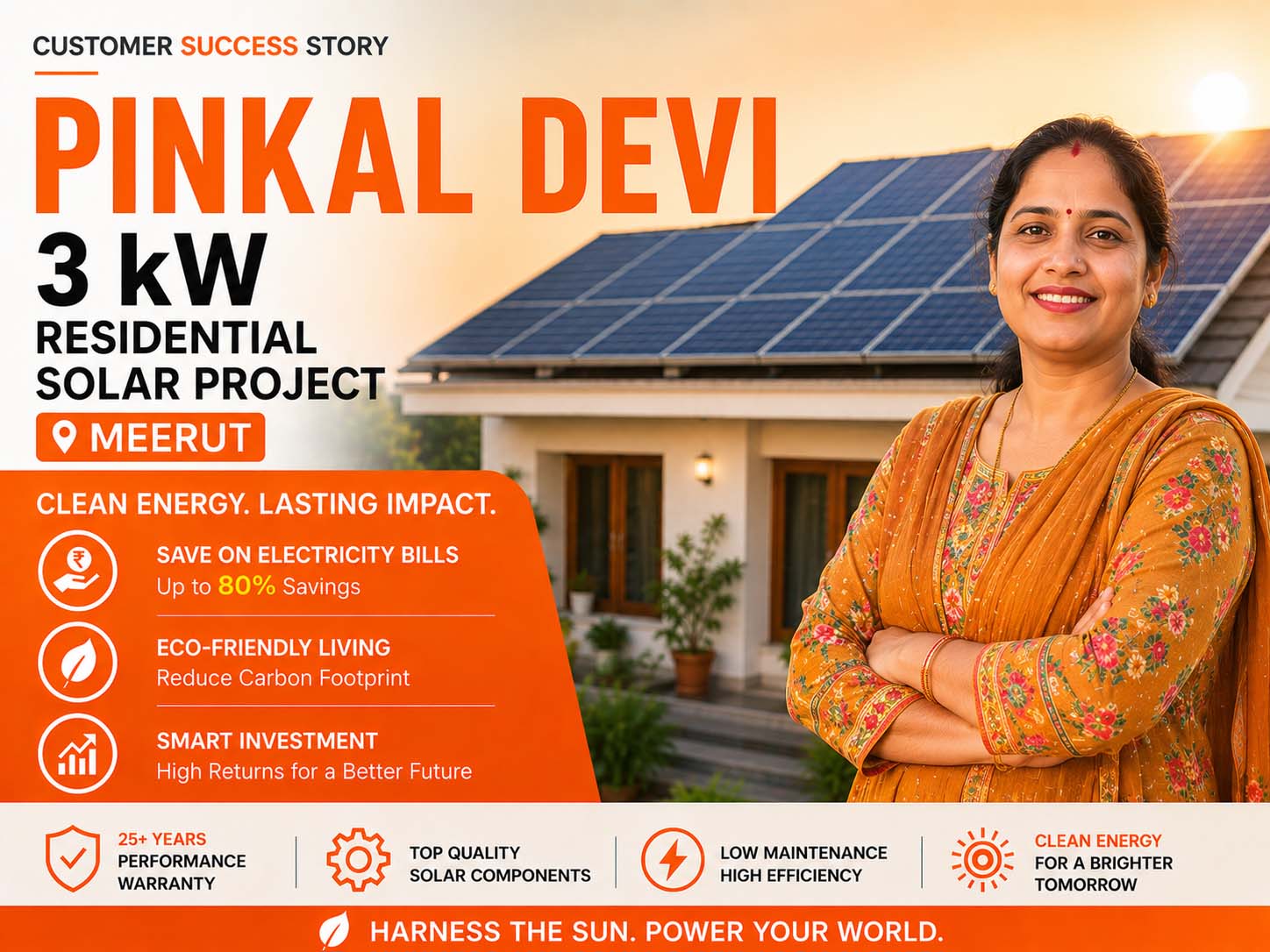 3kw solar plant