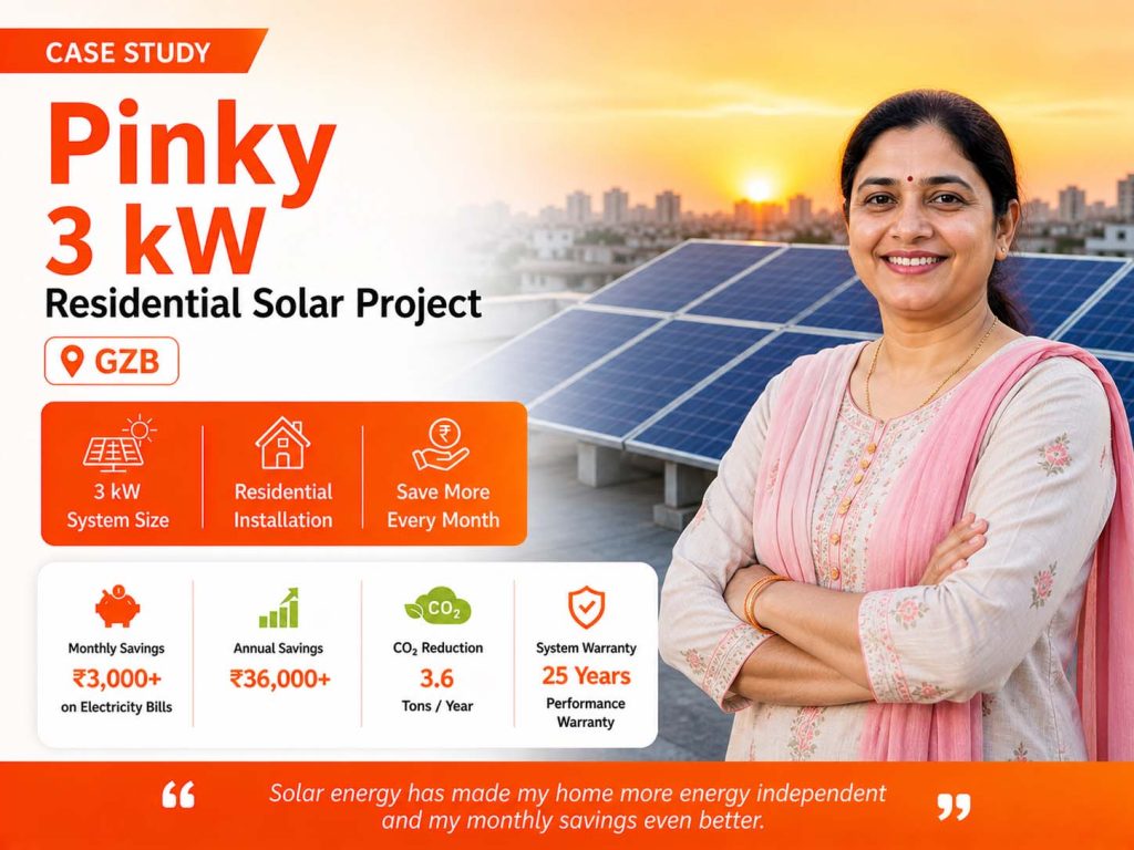 3kw solar plant