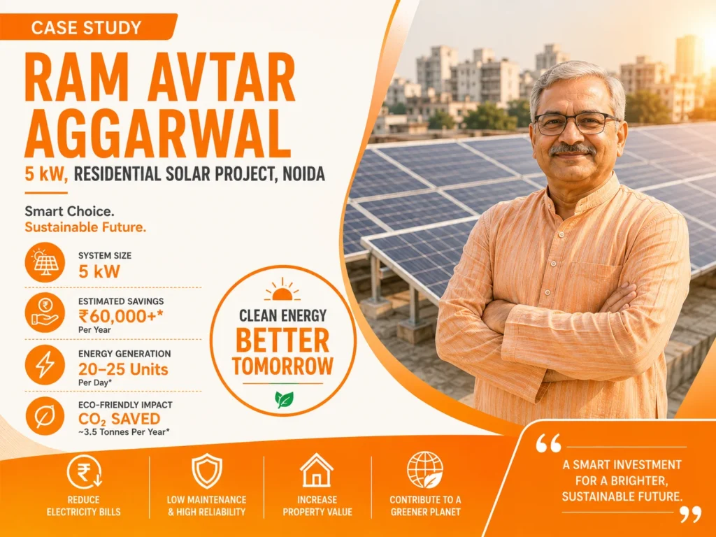 5 kW, Solar Plant