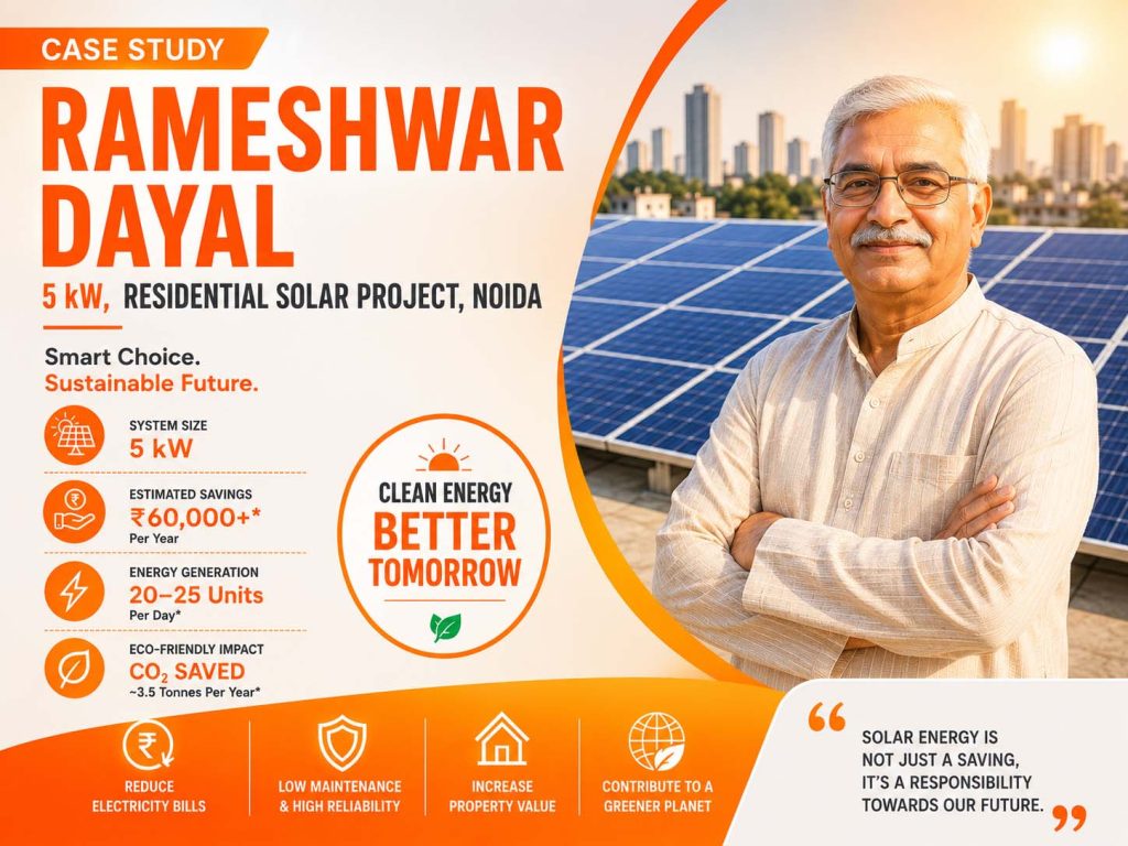 5 kW, Solar plant