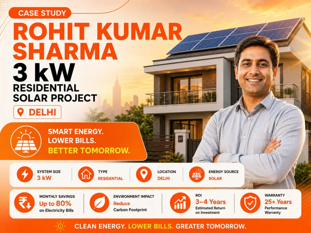 3 kW, Solar Plant