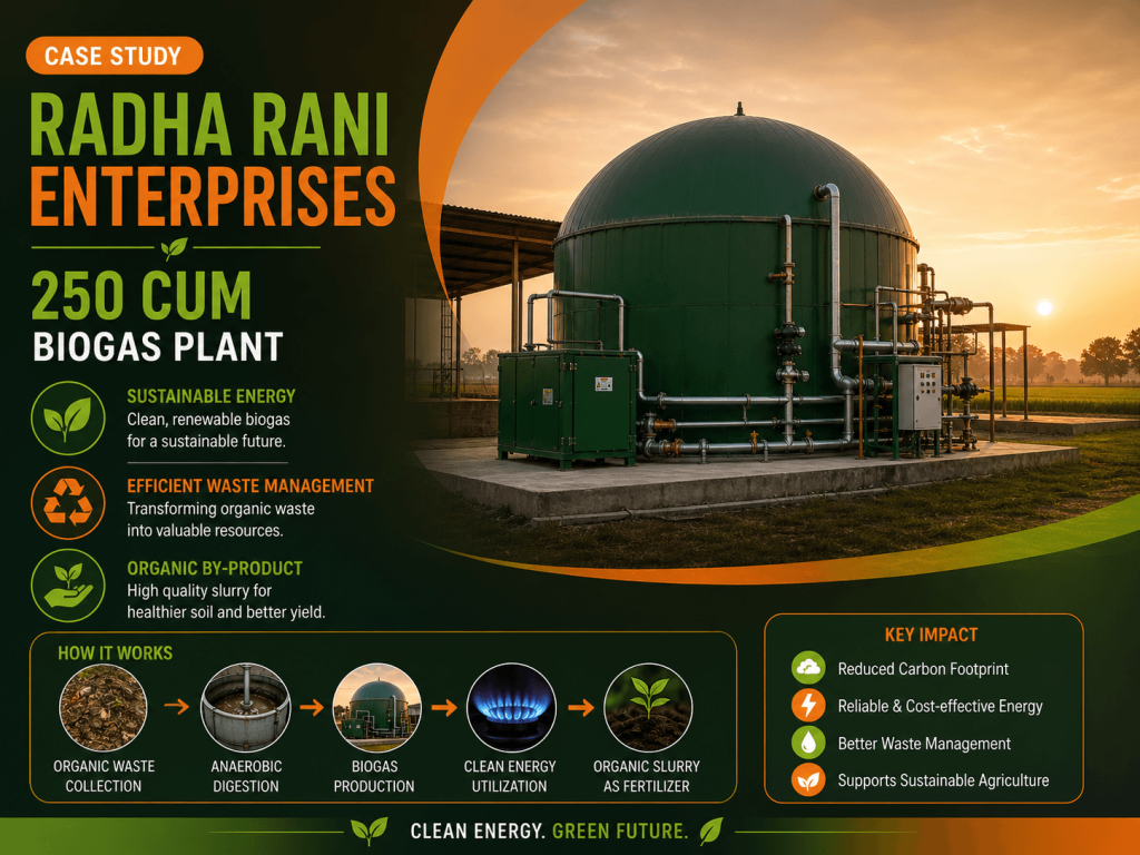 250 CUM Biogas Plant