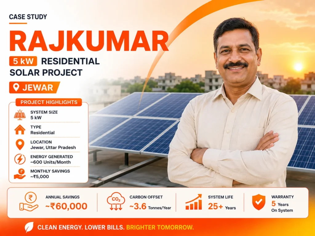 5 kW Solar plant