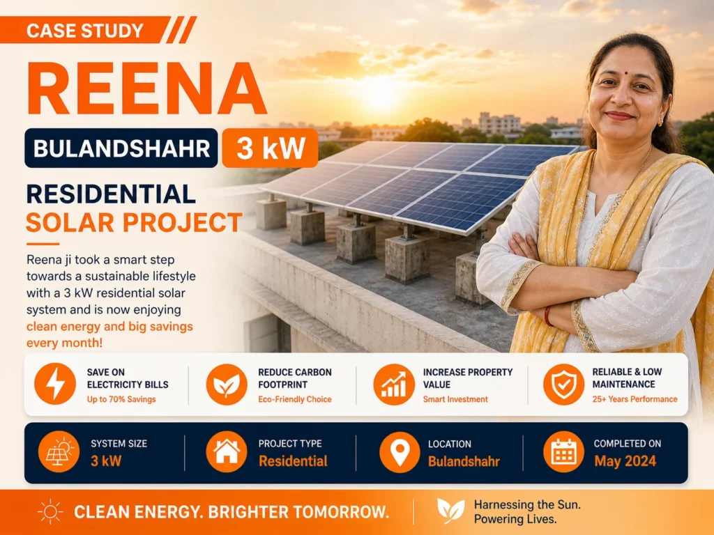 3 kW, Solar Plant