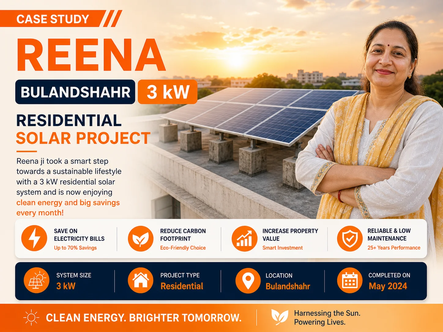 3 kW, Solar Plant