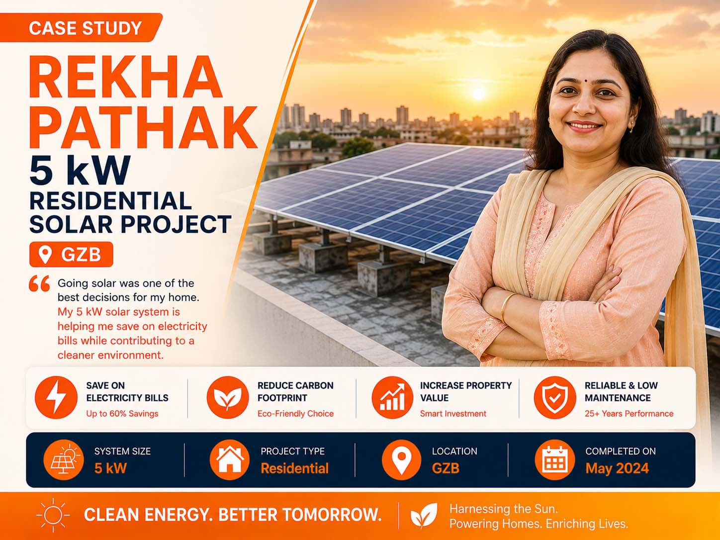 5 kW Solar plant
