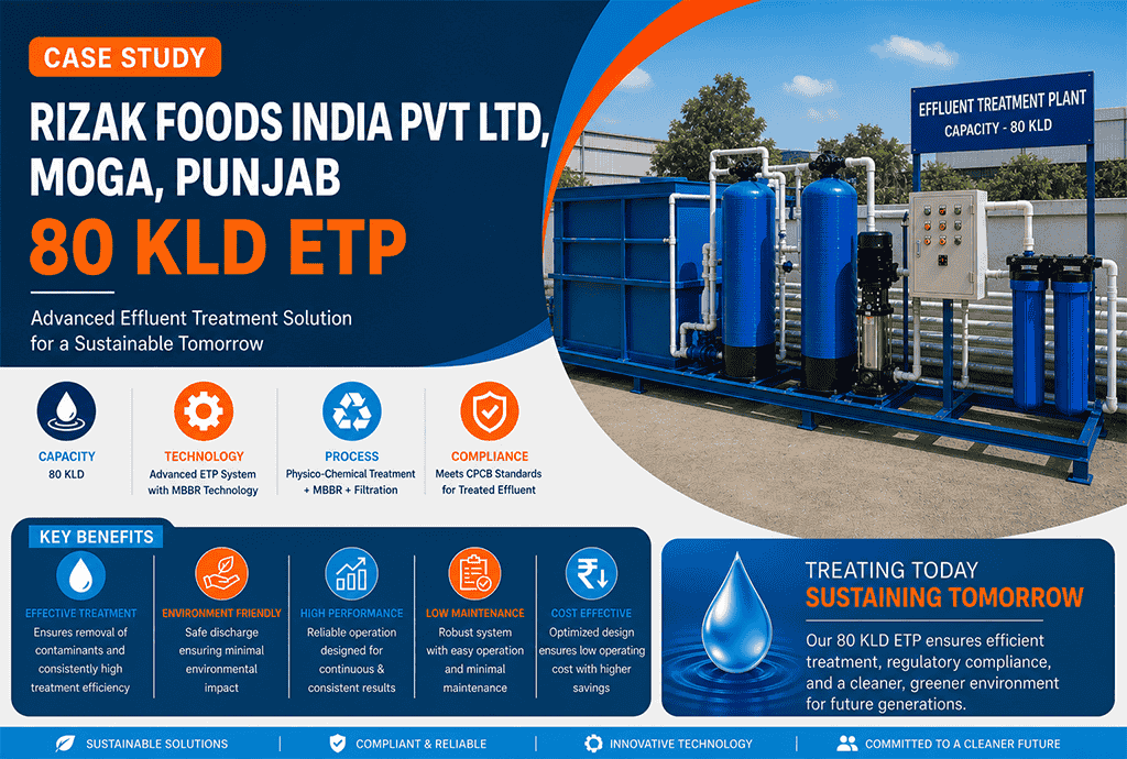 80 KLD ETP Plant